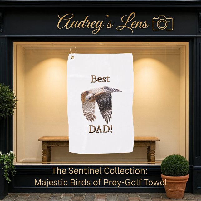 Toalla De Golf Father's Day "Best Dad" Hawk  (Subido por el creador)