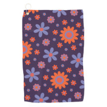 Felices Flores Retro con un patrón de margarita hi