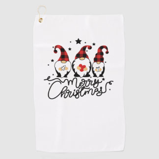 Toalla De Golf feliz navidad gnomes