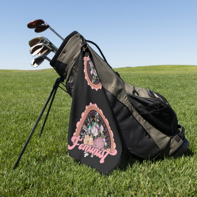 Toalla de golf feminista (Verde)