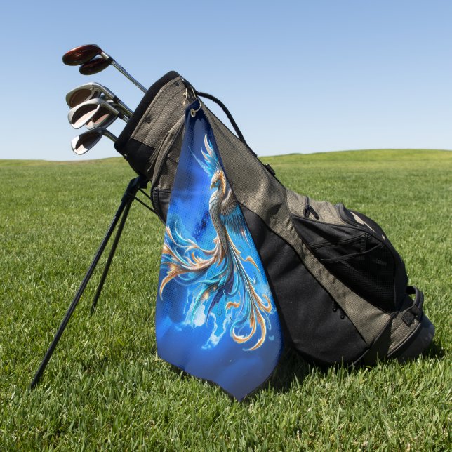 Toalla De Golf Fénix del Amanecer Zafiro (Verde)