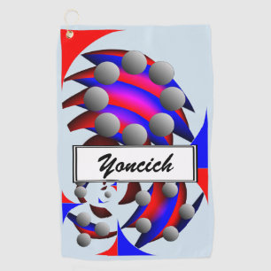 Toalla De Golf Fibonacci 'Fish' por Kenneth Yoncich