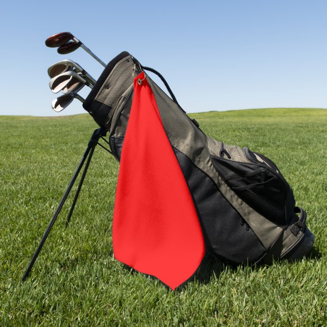 Toalla De Golf Fiery Scarlet Red Palette (Verde)