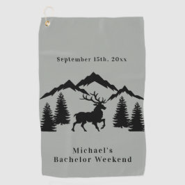 Toalla De Golf Fin de semana de bachillerato ruso de caza de gall