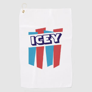 Toalla De Golf Fin de semana de hombres Desorden Retro Slushy Apo