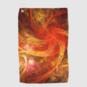 Toalla De Golf Firestorm Nova Resumen Arte