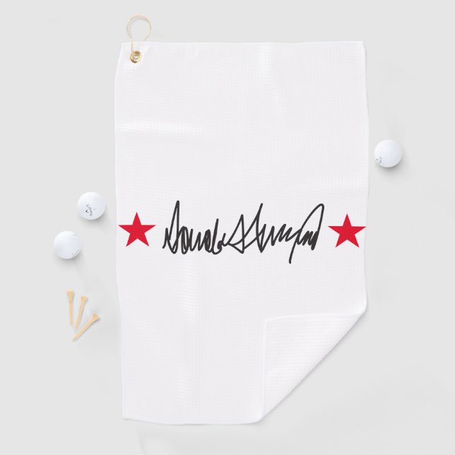 Toalla De Golf Firma Trump (In situ)