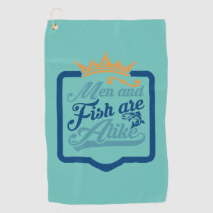 Toalla De Golf Fisher Art Men And Fish Are A Like