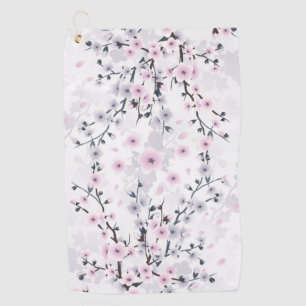 Toalla De Golf Flor de cerezo rosado 