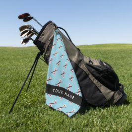 Toalla De Golf Flor de cerezo, sakura rosada, tu nombre