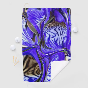 Toalla De Golf Flor de iris púrpura