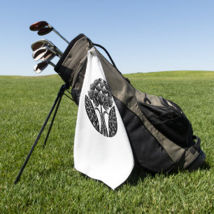 Toalla De Golf Flor de loto de pie