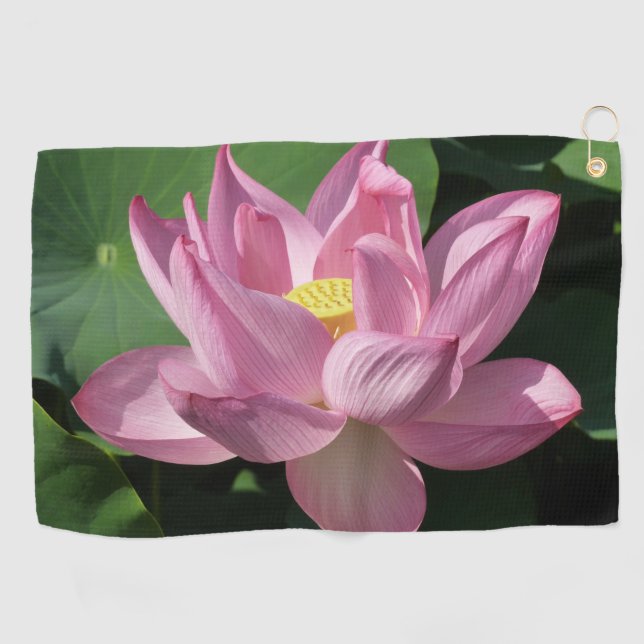 Toalla De Golf Flor de Loto Rosa IV (Horizontal)