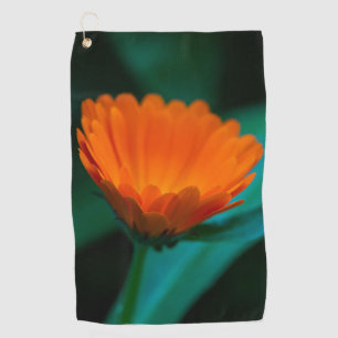 Toalla De Golf flor de margarita naranja