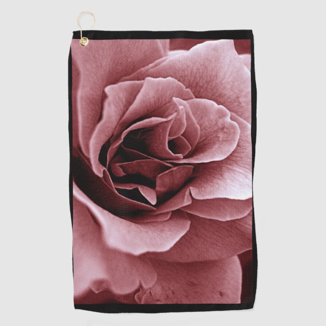 Toalla De Golf Flor Rosa (Anverso)