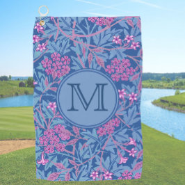 Toalla De Golf Floral azul William Morris Personalizados Primeras