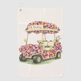 Toalla De Golf Floral Golf Cart Towel Gift