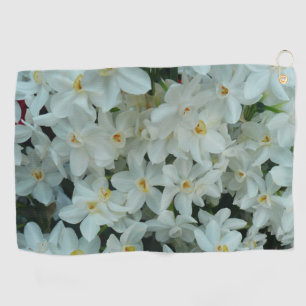 Toalla De Golf Flores blancas de arcissus paperblancas