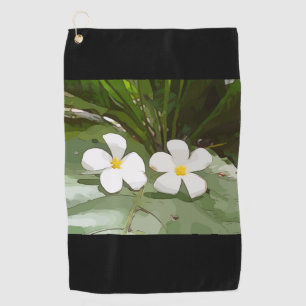 Toalla De Golf Flores plumerias