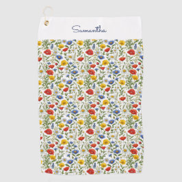 Toalla De Golf Flores silvestres Floral Multicolor Bonito persona