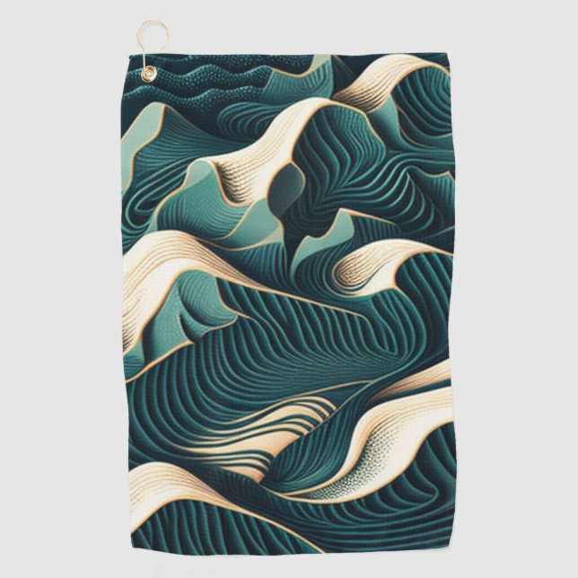 Toalla De Golf Flowing Harmony (Anverso)