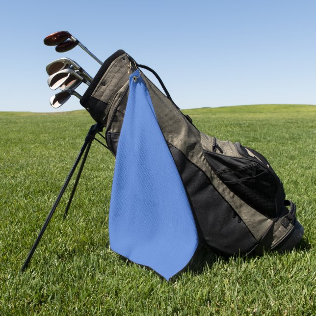 Toalla De Golf Fondo azul visual calmado y simple con textura (Verde)