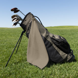 Toalla De Golf Fondo marrón texturizado calmado y simple