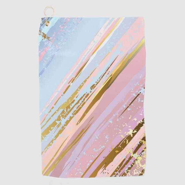 Toalla De Golf Fondo rosa texturizado (Anverso)