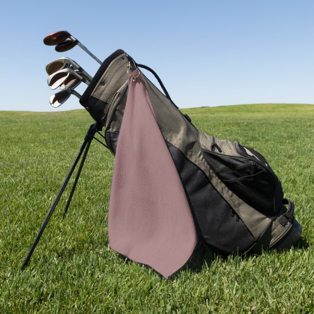 Toalla De Golf Fondo texturizado rosa calmado y simple (Verde)