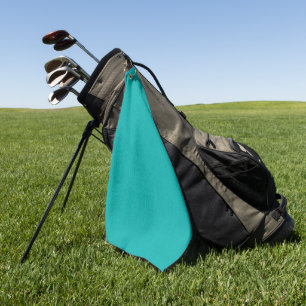 Toalla De Golf Fondo texturizado turquesa calmado y simple 