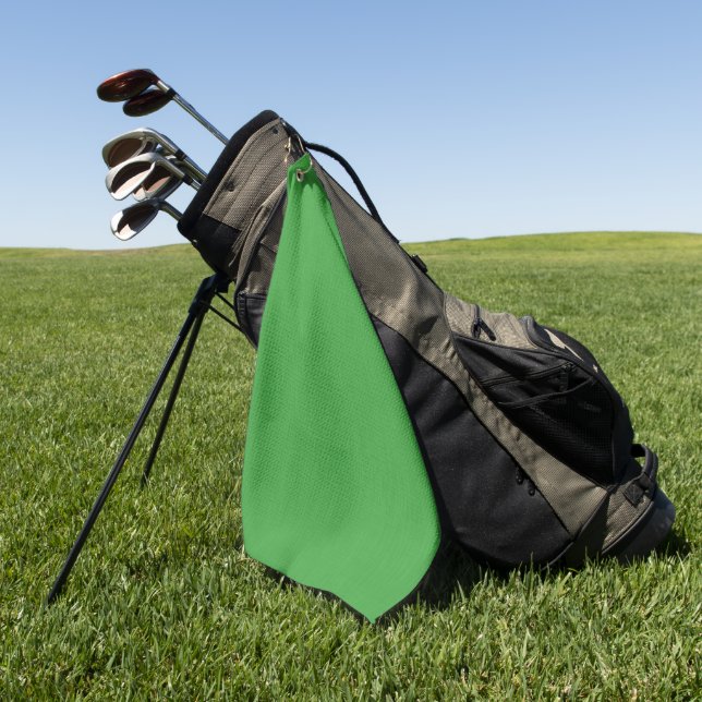 Toalla De Golf Fondo verde texturizado visual calmado y simple (Verde)