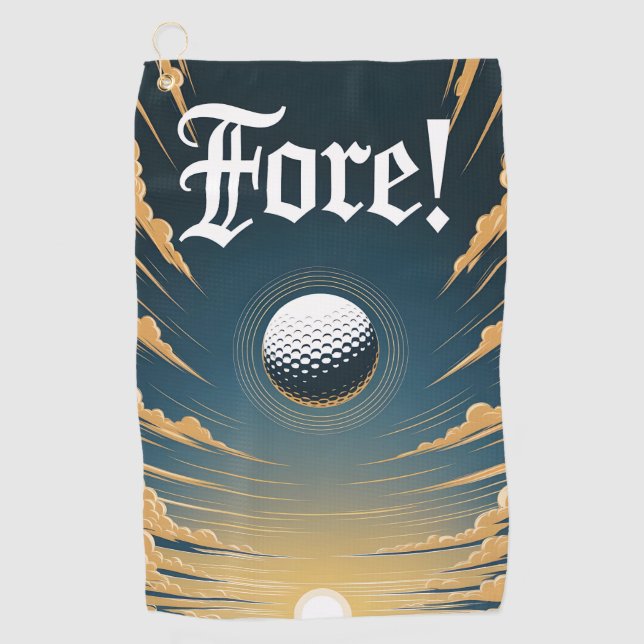 Toalla De Golf Fore Golf Towel (Anverso)