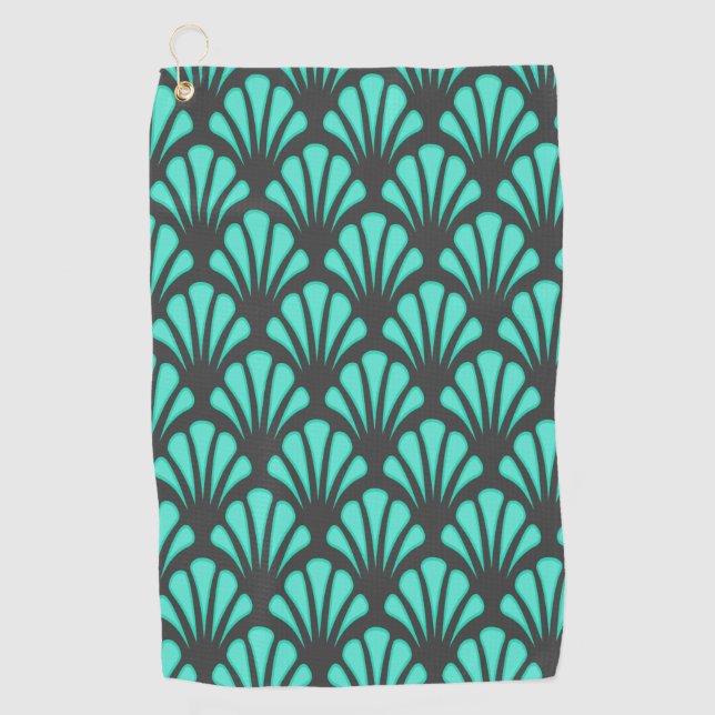 Toalla De Golf Forma de shell Art Deco (Anverso)