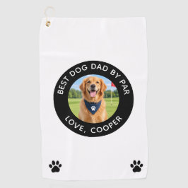 Toalla De Golf Foto de mascota personalizada con