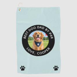Toalla De Golf Foto de mascota personalizada con
