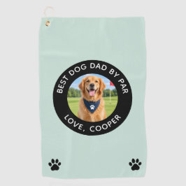 Toalla De Golf Foto de mascota personalizada con