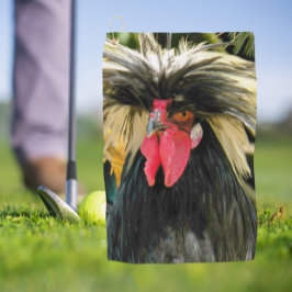 Toalla De Golf Foto de pollo de pelo malo