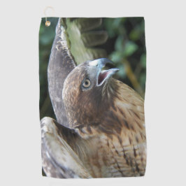 Toalla De Golf Foto de rapero hawaiano de cola roja