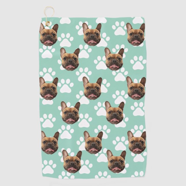 Toalla De Golf Foto Mascota personalizada Regalo De Cara Para Per (Anverso)