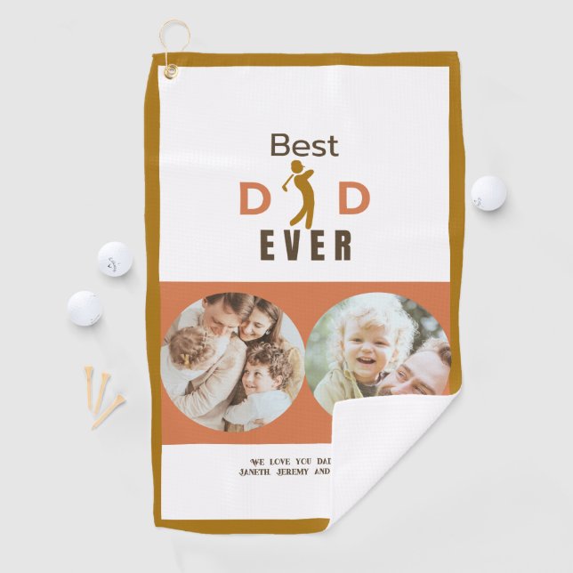 Toalla De Golf Foto moderna de Guay Golfer Mejor Día del Padre Nu (In situ)