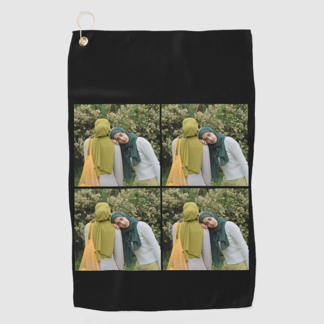 Toalla De Golf Foto personalizada (Anverso)