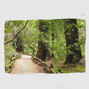 Toalla De Golf Fotografía de la Naturaleza de Camino II de Muir W
