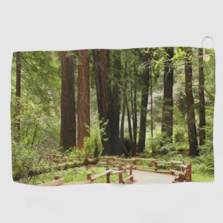 Toalla De Golf Fotografía de la naturaleza de Muir Woods Path I