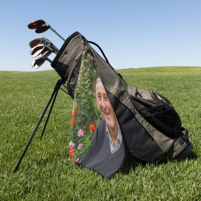 Toalla De Golf Fotografía del oponente  (Verde)