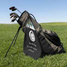 Toalla De Golf Fotografía en monograma de silicona para delfín ne