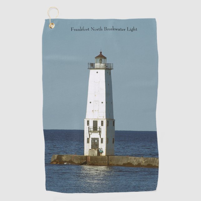 Toalla de golf Frankfort North Breakwater Light (Anverso)