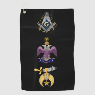 Toalla De Golf Freemason