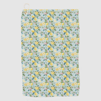 Toalla De Golf Fresh Lemon Floral Botanical Pattern 