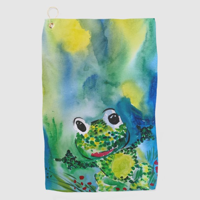 Toalla De Golf Frog (Anverso)