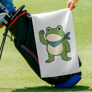 Toalla De Golf Frogs Against Fascism Portland Frog Protest